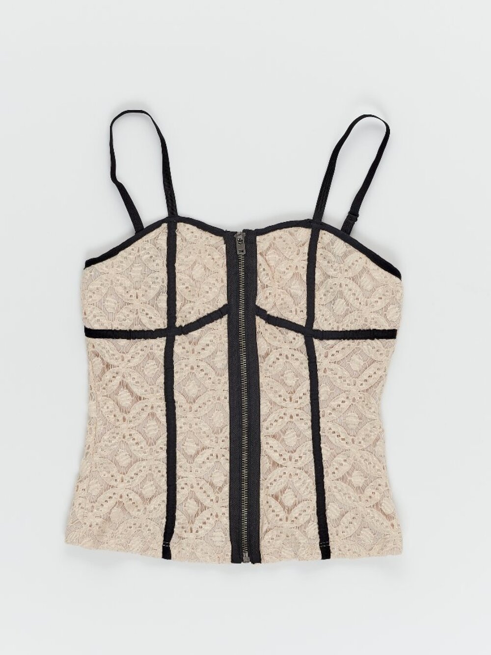 Coincidence & Chance Corset Romi Top center zip